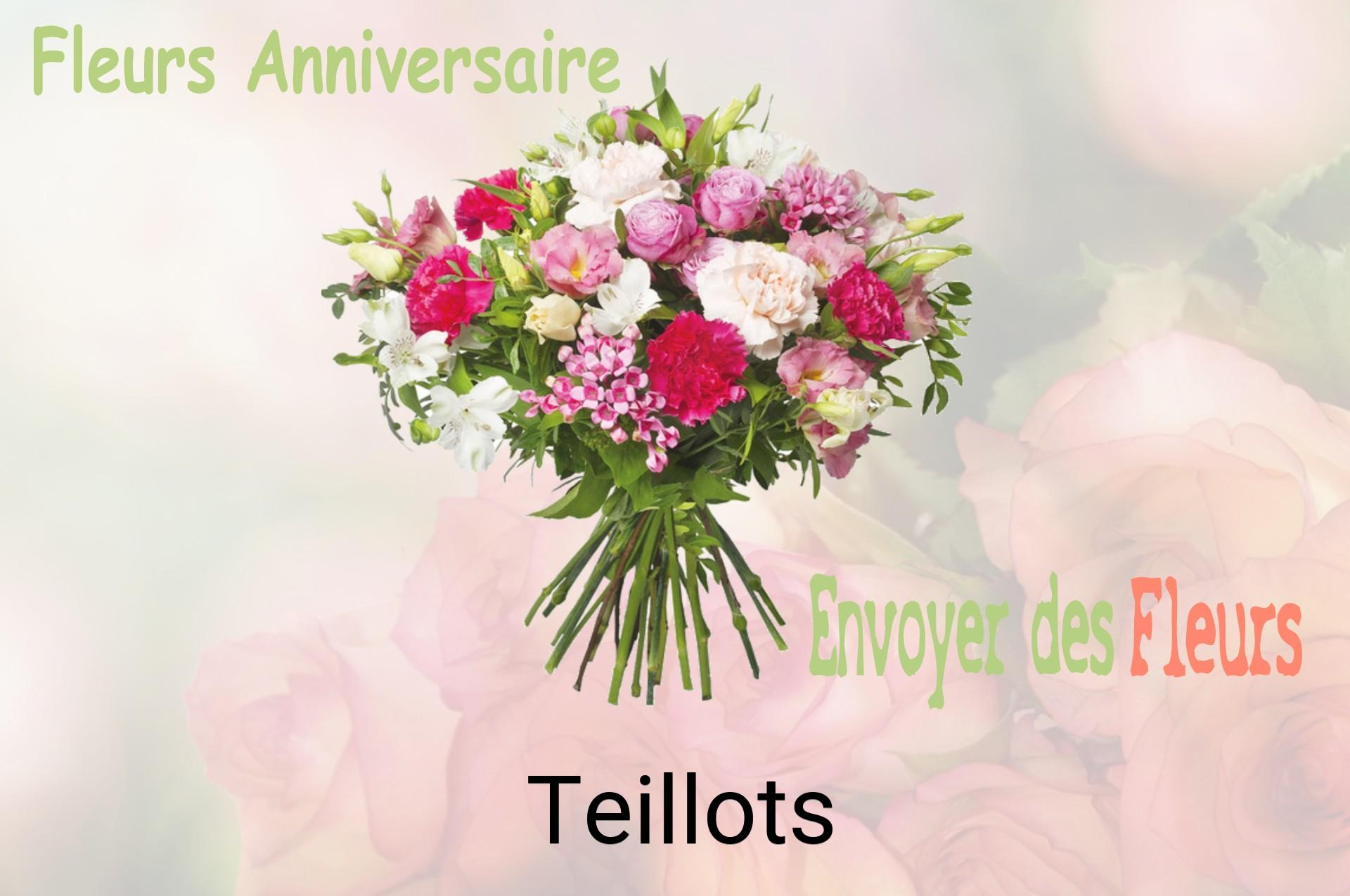 Bouquet de fleurs d’anniversaire livré à Teillots