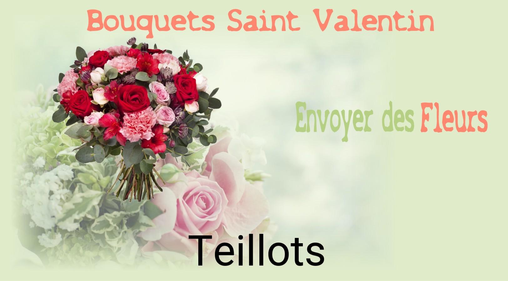 Roses de Saint-Valentin livrées à Teillots